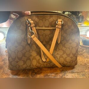 Coach Brown Tan Crossbody Bag